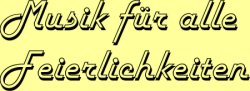Mondays - Musik f�r alle Feierlichkeiten